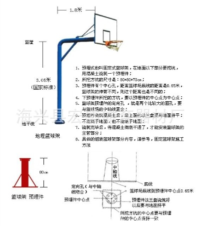 如何快速安装篮球架并附带示意图