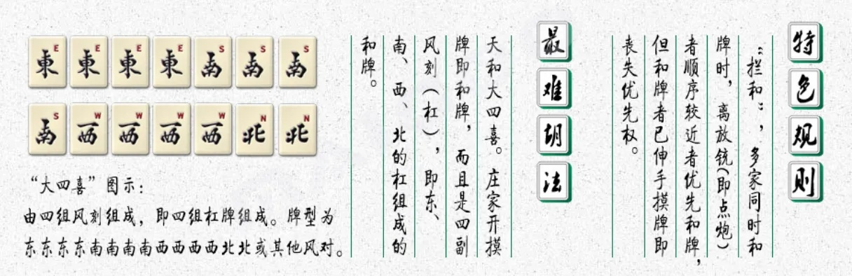 世界麻将规则介绍原来胡牌不是最重要的